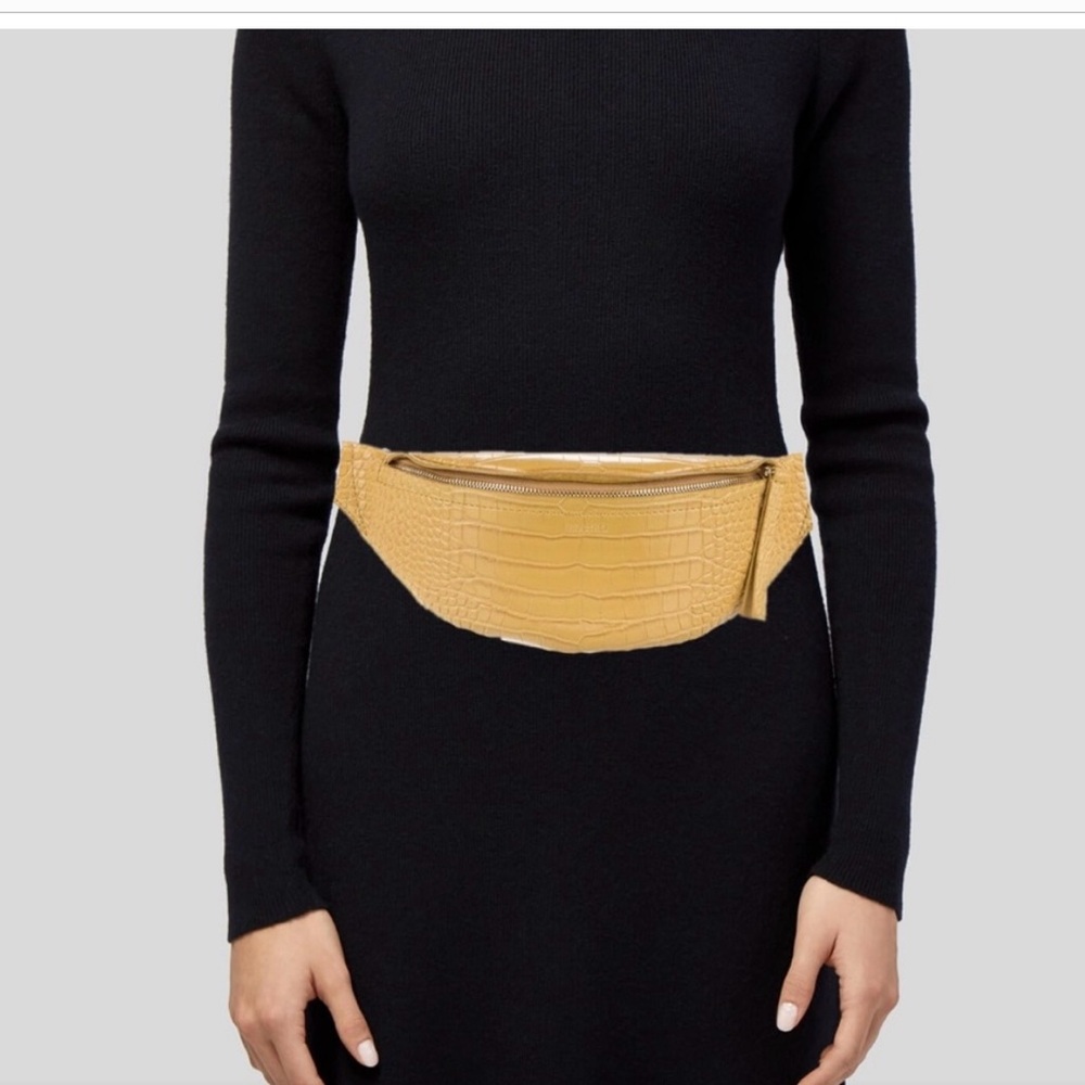 Nanushka Lubo Belt Bag Yellow